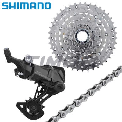 Shimano Cues 1×9 Speed Groupset RD-U4000 Rear Derailleur CS-LG400 Cassette Chain - Image 1 of 4