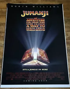 Original 1995 Jumanji Advance DS Movie Poster - Picture 1 of 1