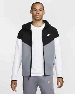 Nike Tech Fleece Windrunner Black/Cool Grey/White FZ4709 011 Men's Size XXL New - Picture 1 of 11