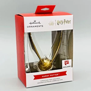 HARRY POTTER-HALLMARK ORNAMENT -GOLDEN SNITCH - 2022 WALGREENS EXCLUSIVE - NIB - Picture 1 of 9