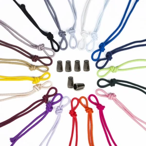 Cord Toggle Hoodie Drawstring Fastner Set Cotton Cord Metal Toggles Sweatshirts - Picture 1 of 90
