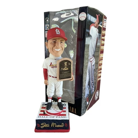 Stan Musial St. Louis Cardinals HOF Induction Talking Bobblehead Ltd Ed of 216 Cover
