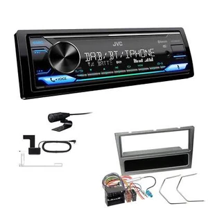 JVC Digital Autoradio DAB+ Bluetooth für Opel Corsa C 2004-2006 charcoal - Bild 1 von 6