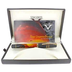 Pluma estilográfica Visconti Homo Sapiens Mazzi Volcano Le 86/388 2010 nunca entintada - Imagen 1 de 12