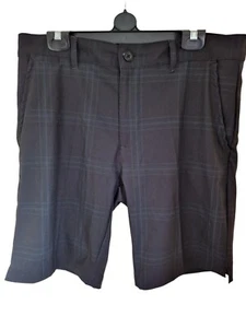 Slazenger Chino-Shorts schwarz grün Schottenmuster Größe 32 - Bild 1 von 5