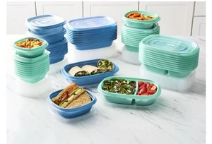 Rubbermaid Take Alongs 100 Piece Meal Prep Food Storage Containers BPA Free - Picture 1 of 4