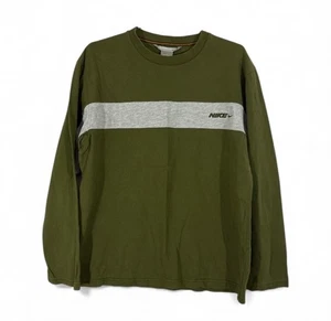 NIKE VINTAGE Y2K SHIRT LANGARM OLIV HERREN LARGE - Bild 1 von 7