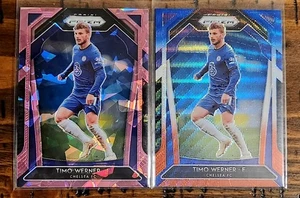 Timo Werner 20-21 Prizm Prem. Liga Fútbol Rosa Hielo y Rojo/Blanco/Azul Chelsea FC - Imagen 1 de 2