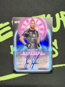 2025 Topps Midnight UFC Joe Pyfer Stroke of Midnight on card auto  - Picture 1 of 2