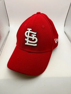 Boné NEW ERA 39THIRTY St Louis Cardinals chapéu juvenil vermelho ajustado elástico MLB 2014 - Imagem 1 de 4