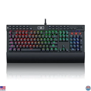 Redragon K550 RGB Mechanical Gaming Keyboard - 104 Keys, 12 Macro G Keys, Clicky - Picture 1 of 7