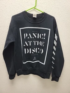 Panic At The Disco schwarz klein 50/50 Sweatshirt Tod eines Junggesellen 36" Brustumfang - Bild 1 von 12