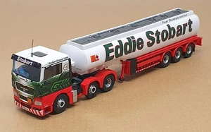 Corgi 1/50 Scale CC15207 - MAN TG-X (XL) Fuel Tanker Truck - Eddie Stobart Ltd - Picture 1 of 5