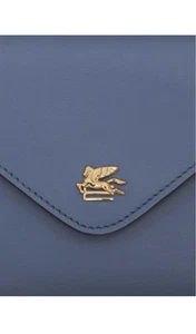 Neu 490 $ Etro Geldbörse groß ETRO Pegaso-Motiv Leder Clutch Tasche Unisex Portemonnaie - Bild 1 von 17