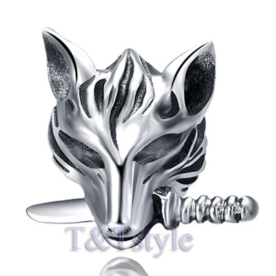 Pendiente único de acero inoxidable T&T 316L de alta calidad (EZ32) Foto 1 de 3