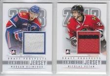 2012-13 ITG DRAFT PROSPECT MORGAN KLIMCHUK JERSEY GAME USED M-20 Flames