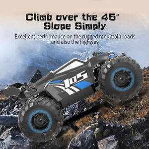 FE# 2WD 2.4GHz Off-Road Buggy All Terrains 1/18 15km/h 4CH RC Car (Blue 3 Batter