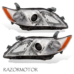 Par de faros proyectores de repuesto para Toyota Camry 2007-2009 versión EE. UU. - Imagen 1 de 8