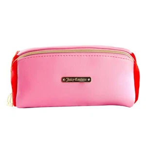 Juicy Just Say Qui Pink Velvet Accent Cosmetic Bag - Picture 1 of 7