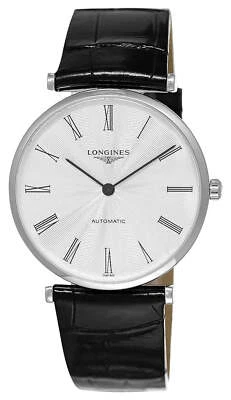Longines La Grande Classique Automatic Black Leather Unisex Watch L4.908.4.71.2 - Image 1 of 3