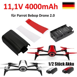 1-2 Stück 4000 mAh 11,1 V Lipo-Upgrade-Akku für Parrot Bebop 2 Drohne DE - Bild 1 von 10