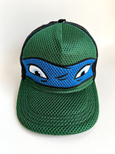 Leonardo Teenage Mutant Ninja Turtle Green & Blue Hat Cap Adjustable Size