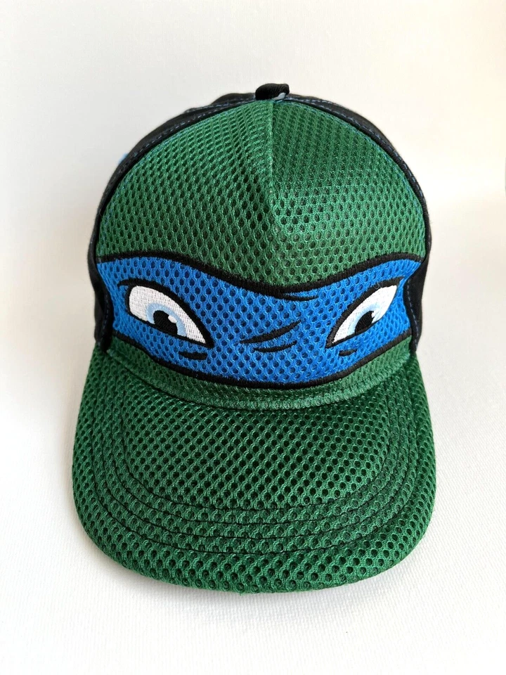 Gorra Leonardo Teenage Mutant Ninja Turtle verde y azul talla ajustable Foto 1 de 4