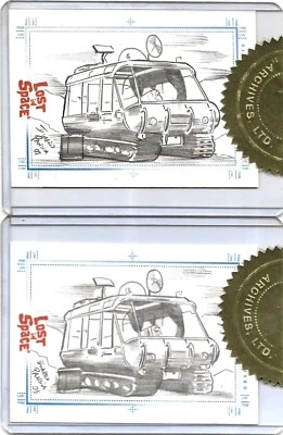 Complete Lost In Space Case Topper  Card - The Chariot by Eduardo Pansica 2005 - Image 1 of 4