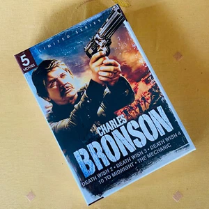 Charles Bronson 5 Movies Limited Series Death Wish 2 3 4 Mechanic 10 To Midnight - Picture 1 of 3