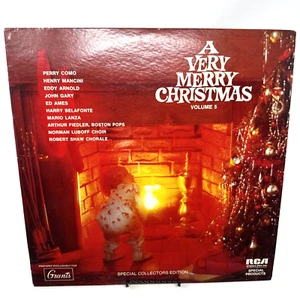 A Very Merry Christmas Volume 5 LP RCA Grants Holiday Vintage Album - Bild 1 von 8