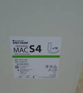 Case of 10 Glidescope Mac S4 Direct View Video Laryngoscope 0270-1081 Go Blade - Picture 1 of 3