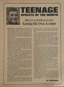 1965 Billy Conigliaro Magazine Page Article Swampscott MA Baseball Tony Brother - Picture 1 of 5