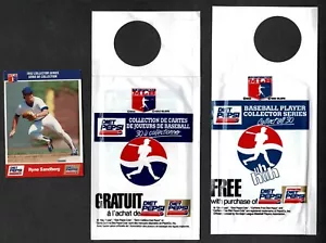 Paquete sin abrir Canada Diet Pepsi 1992, Ryne Sandberg de los Cachorros mostrándose en el frente - Imagen 1 de 2
