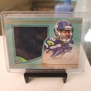#3/25 Tyler Lockett 2015 Topps Definitive  Auto 3 color Patch RC #dc-24