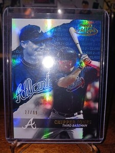 2020 Topps Gold Label Chipper Jones Class 2 Blue 27/99
