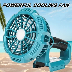 Portable Handheld Fan for Makita 18V Battery Floor Fan Outdoor Camping Work Fan - Picture 1 of 8