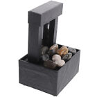 Living Room Three Stone Flowing Water Ornaments Abs Office Tabletop Feature
