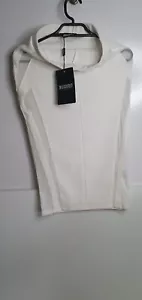 Missguided Womens White Skirt See Thru Side Panels B.N.W.T. Size 6 - Picture 1 of 7