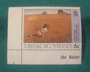 1979 Turks & Caicos Islands-6c Chtistina's World by Andrew Wyeth-MNH Single - Picture 1 of 2