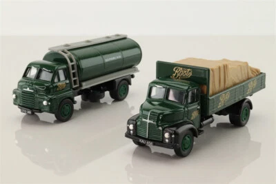 for Corgi for Boots Delivery Trucks 2 Pcs Set Limited Edition 1/64 Truck Model - Image 1 of 4