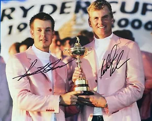 Henrik Stenson & Robert Karlsson Golf Legends Autographed Signed Photo + COA - Picture 1 of 1