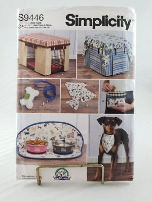 Pet Crate Cover, Placemat, Treat Pouch Waste Bag Sewing Pattern Simplicity S9446 - Image 1 of 4