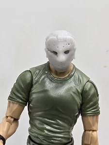 3d Printed THIRTEEN FRIDAY JASON Head 1:18 3 3/4" GI Joe 25th Anniversary B50 - Picture 1 of 1