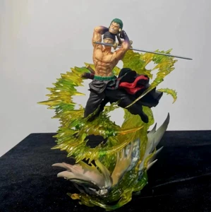 One Piece Roronoa Zoro Figure 30cm Anime Model With Light PVC Gift Toy - W/box - Picture 1 of 5
