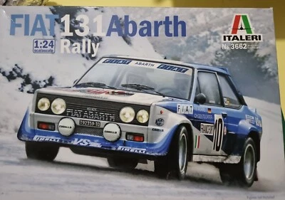 ITALERI 1/24 FIAT 131 ABARTH RALLY MONTECARLO 1980 - Kit 3662 - Immagine 1 di 4