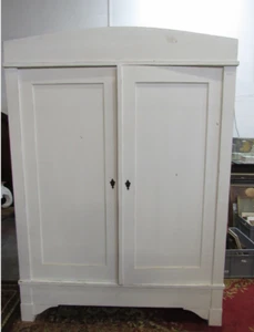 Schrank Wäscheschrank Vintage Kleiderschrank Alt & Antik Shabby Dielenschrank 2 - Bild 1 von 7