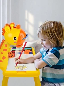 Deer Projection Drawing Board - 24 Cartoon Proj. Images, Wipeable, for Kids - Picture 1 of 38