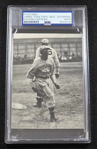 Rare JAMES COOL PAPA BELL Signed Photo-HALL OF FAME-NEGRO LEAGUES-PSA - Picture 1 of 4