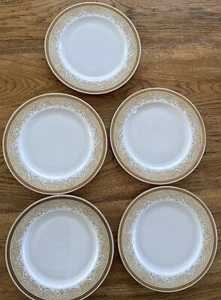 5 Vintage Royal Bayreuth Chantilly 10” Dinner Plates - Bavaria - Picture 1 of 5