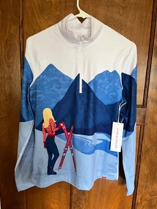 Krimson Klover NWT Maple 1/4 Zip Top Women's Large Skiing Snow Mountains NEW - Picture 1 of 12